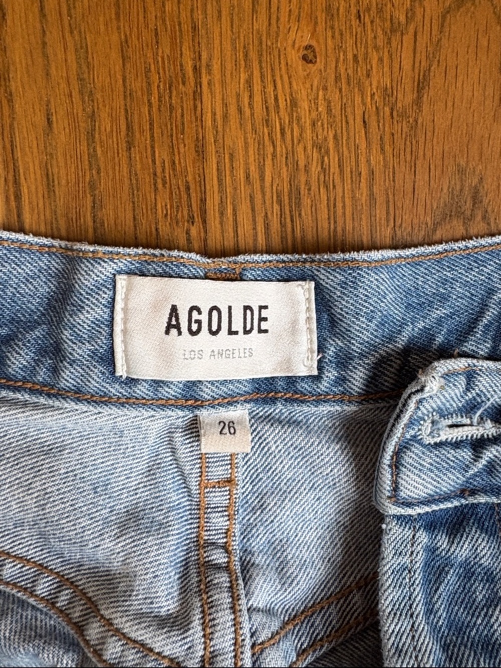 Agolde Riley High Rise Straight Crop size 26 - Picture 3 of 6